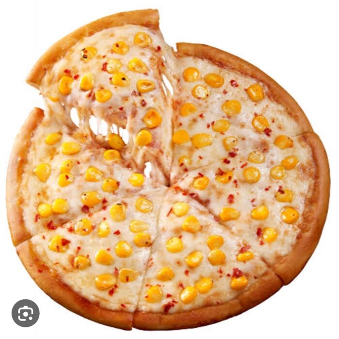 Corn and Cheese pizza