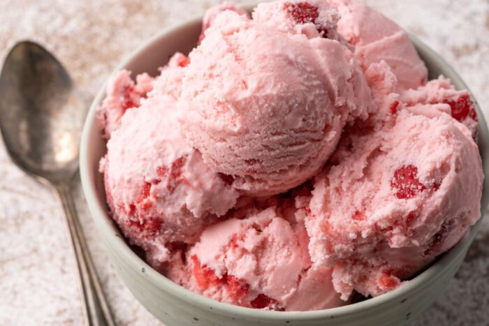 Yummy Strawberry Ice Cream