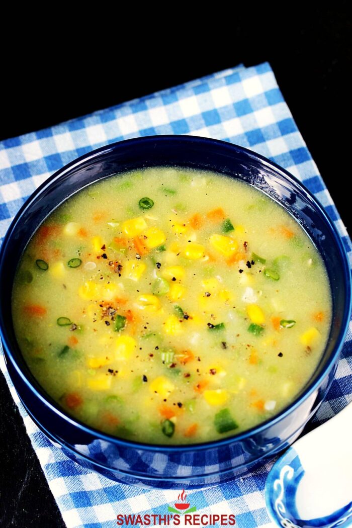 Sweet Corn Soup Veg